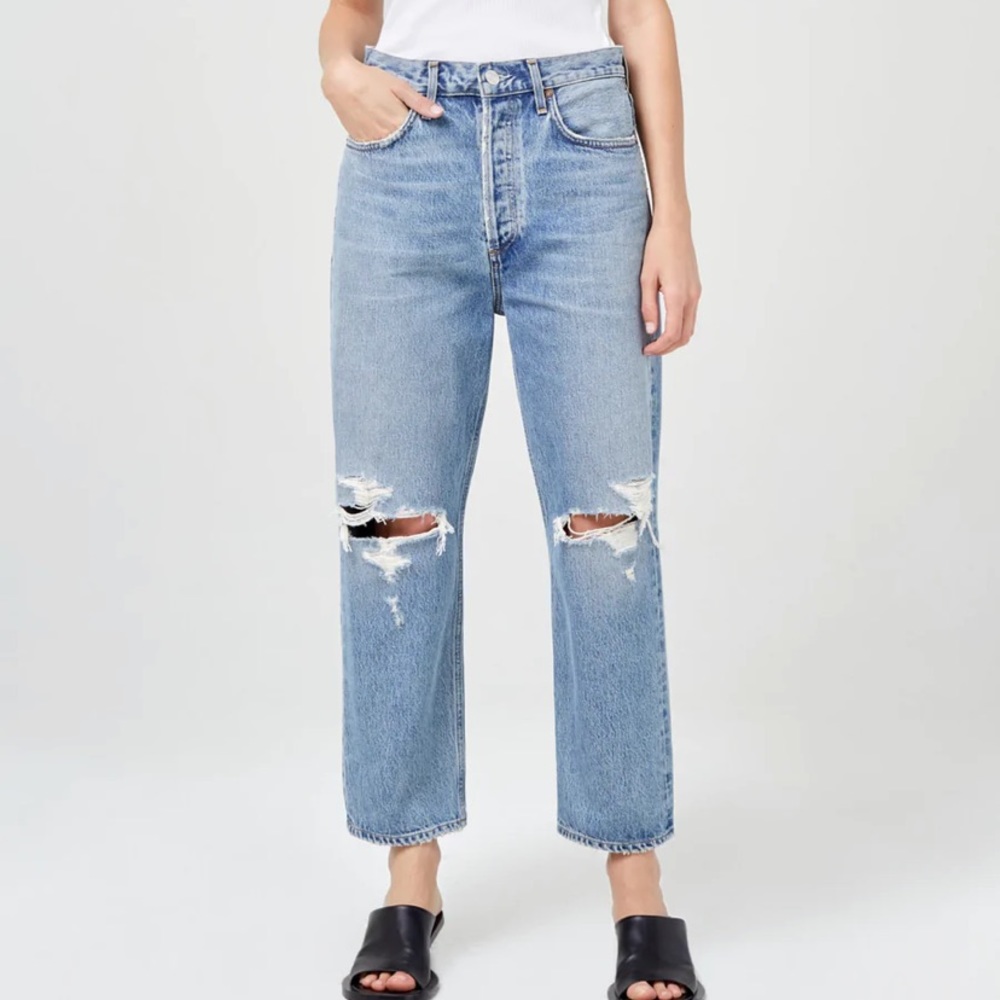 Agolde 90s crop size 24 suspend wash